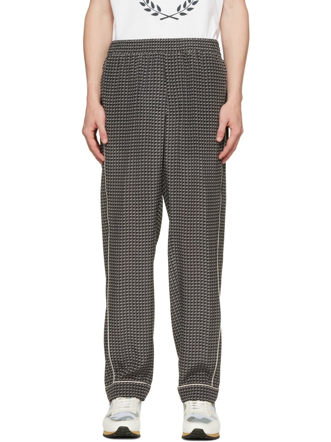 Gray Ministud Pyjama Pants - 1