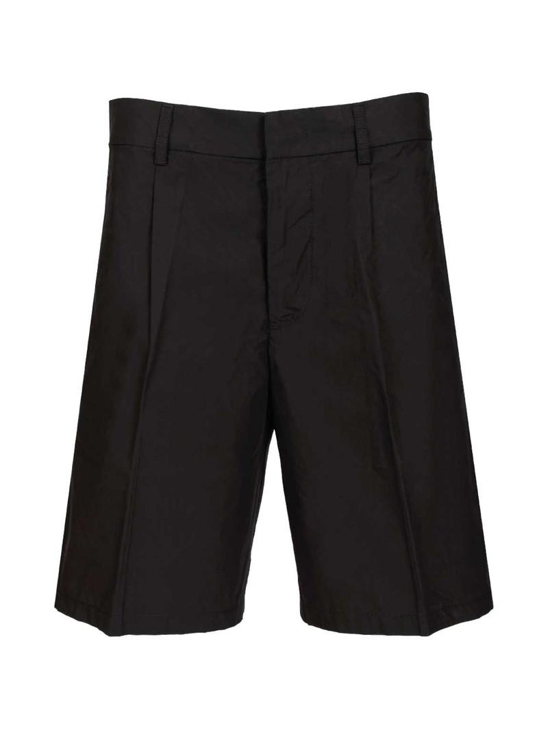 pleated tailored shorts 1