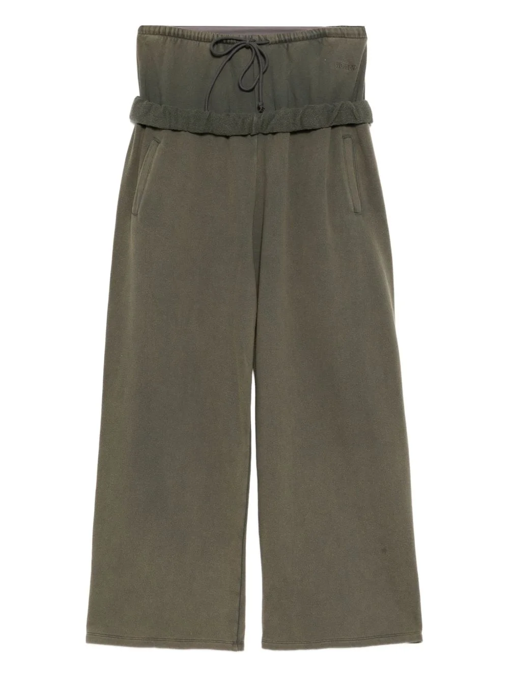 Layered roll-up track pants - 1