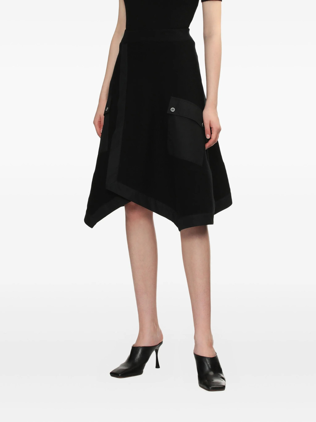 Utility Skirt With Poplin Combo - 3