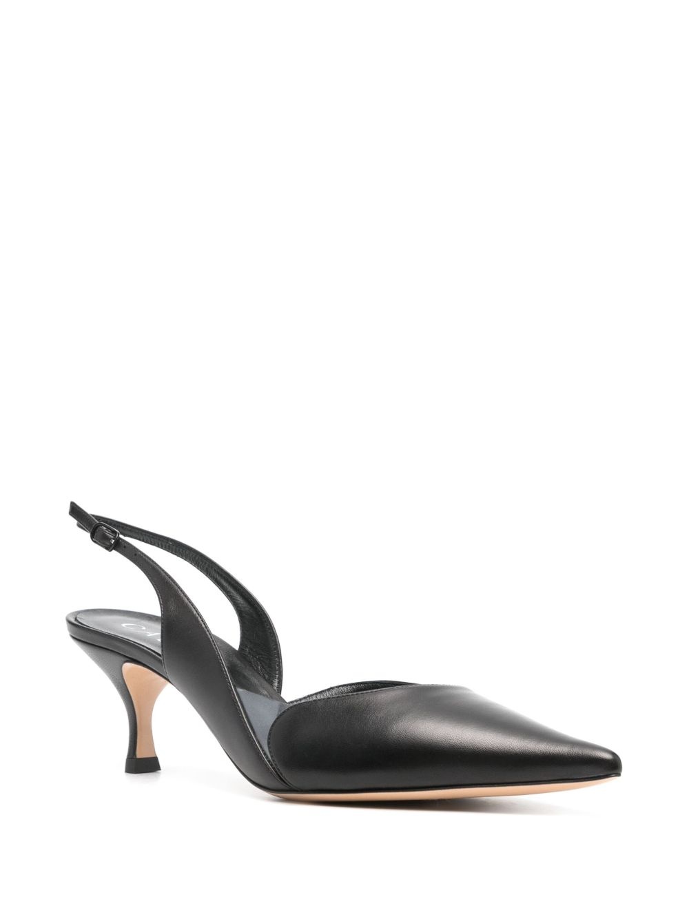 70mm leather pumps - 2
