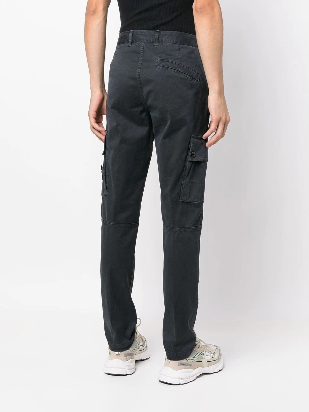 Compass-patch cargo trousers - 4