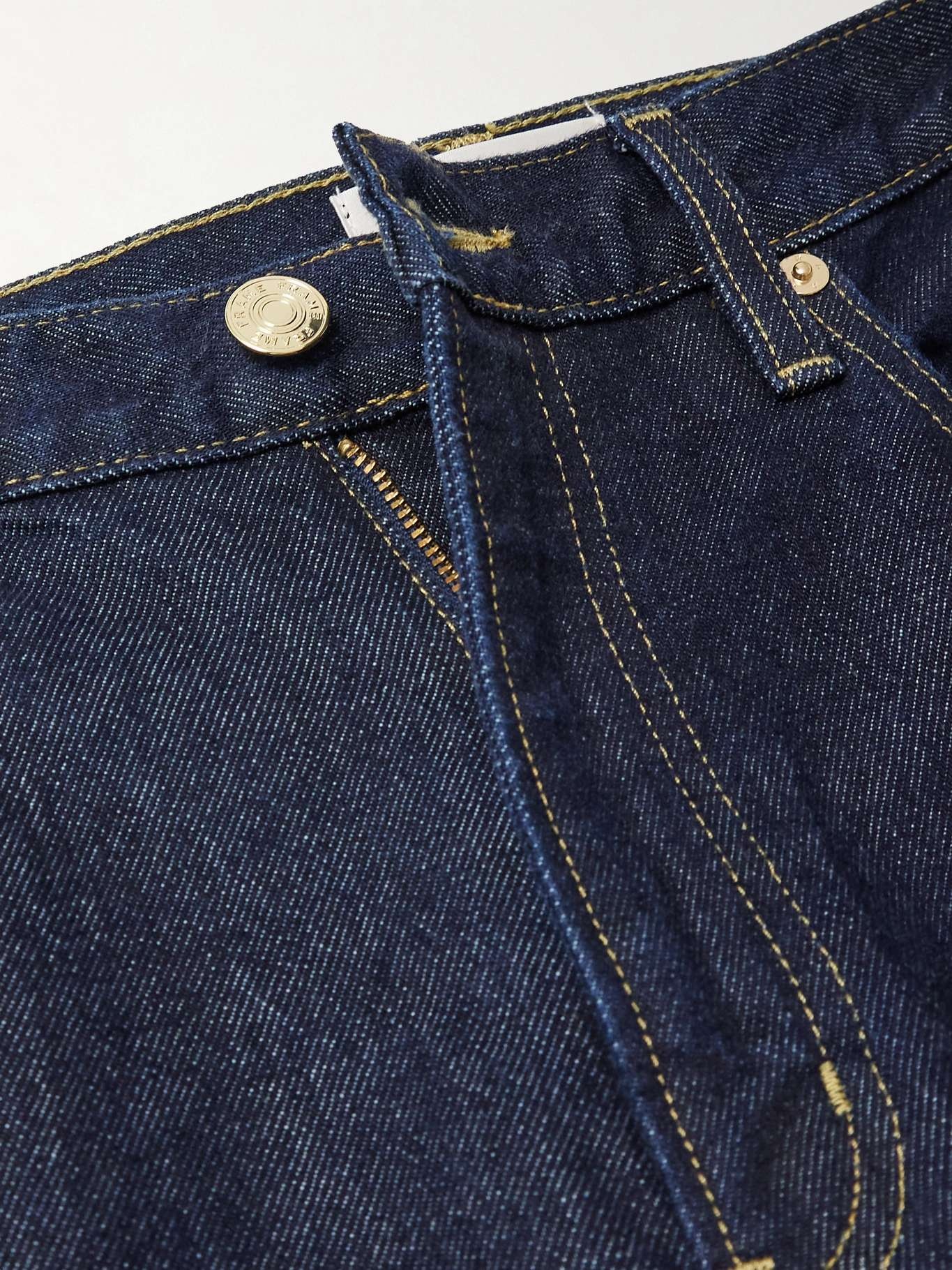 The Hang cropped high-rise straight-leg jeans Dark denim - 5
