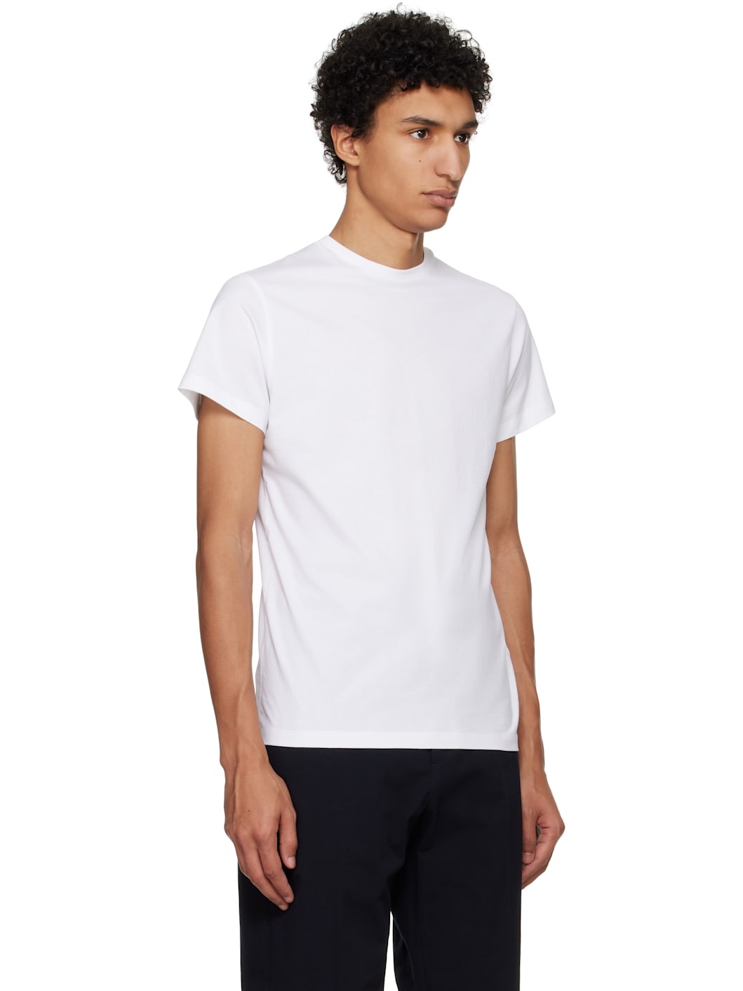 White Cotton T-shirt - 2