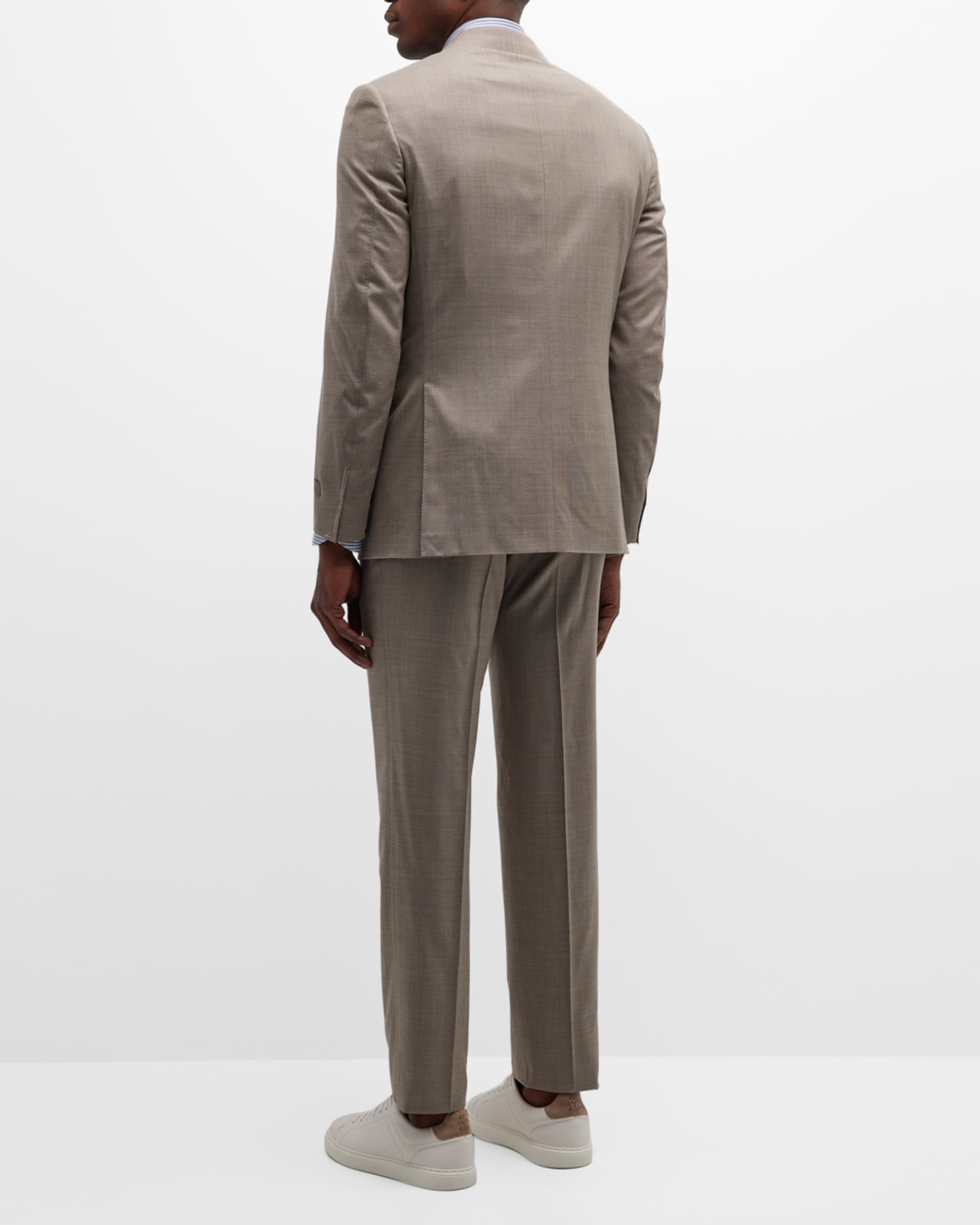 Men's Wool Micro-Step Weave Suit - 4