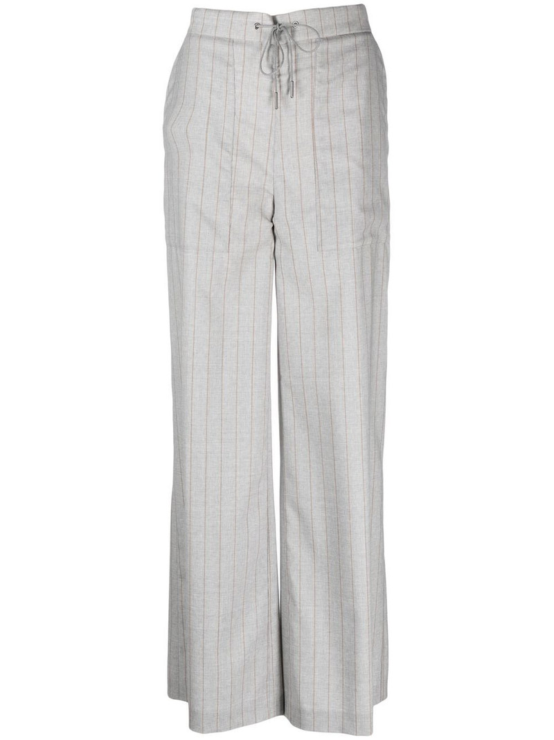 pinstripe straight-leg trousers 1