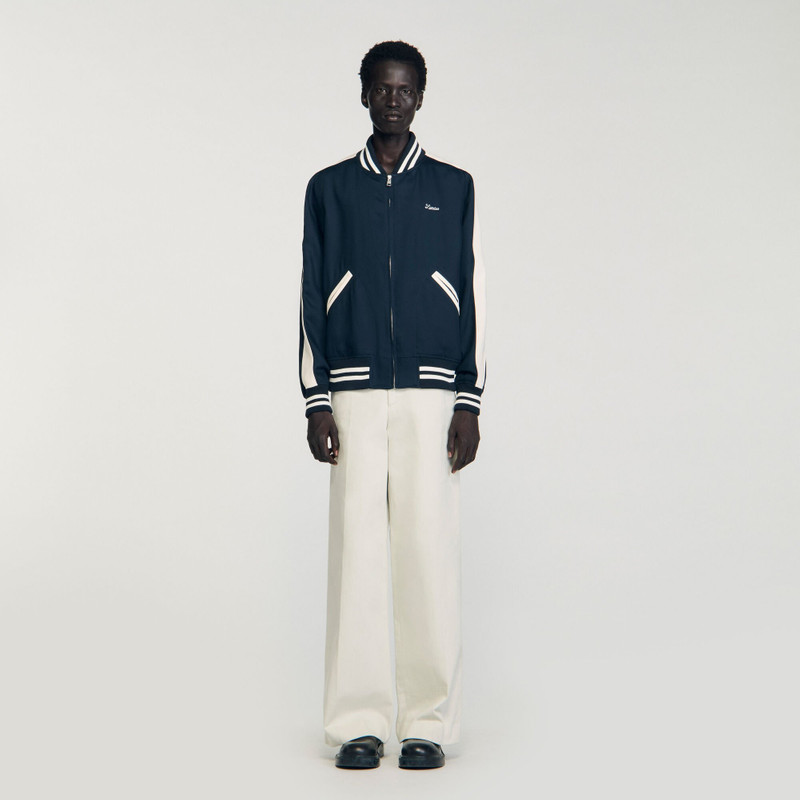 Sandro ZIP-UP VARSITY JACKET outlook