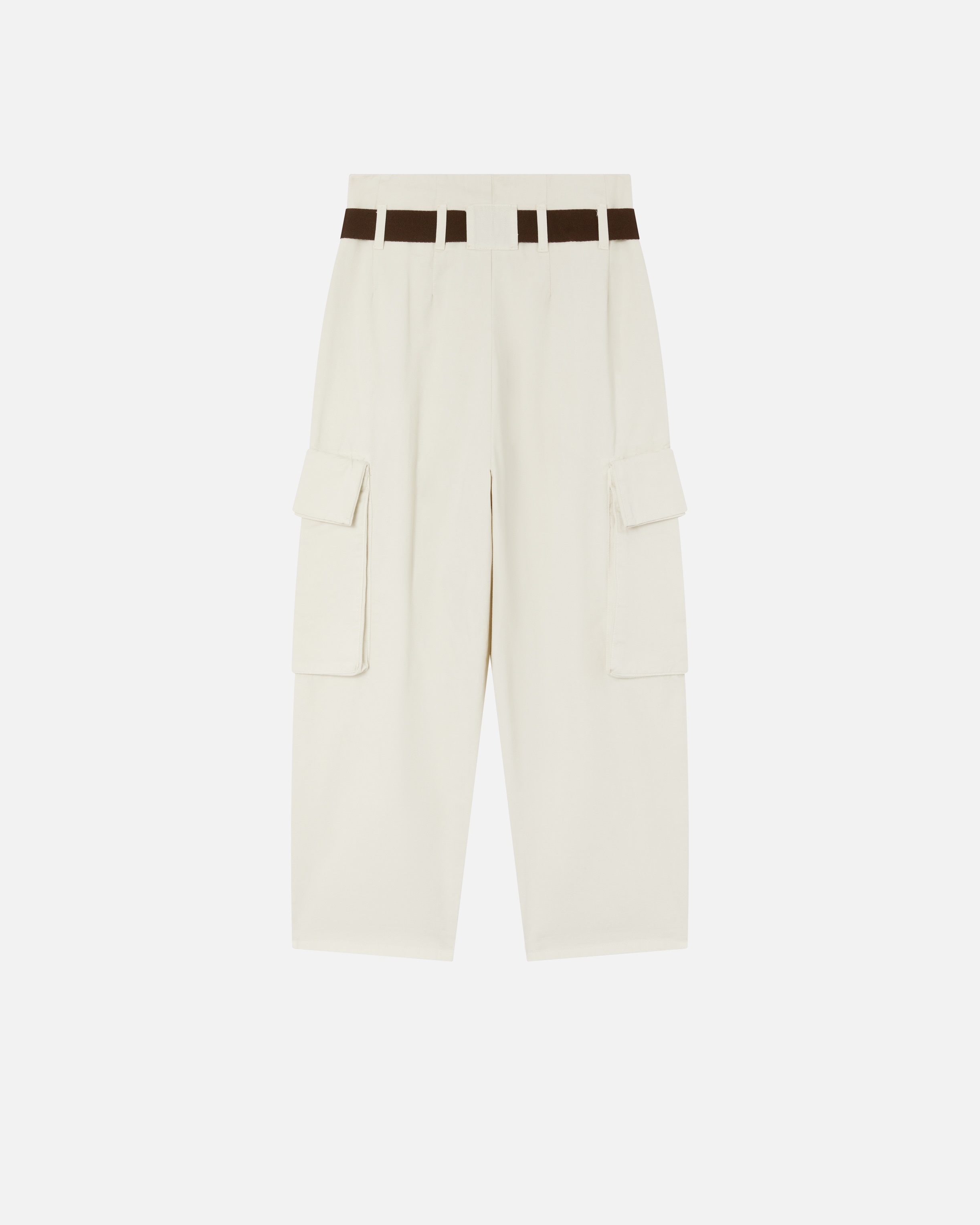 OVERSIZE CARGO TROUSERS WITH BELT - 6