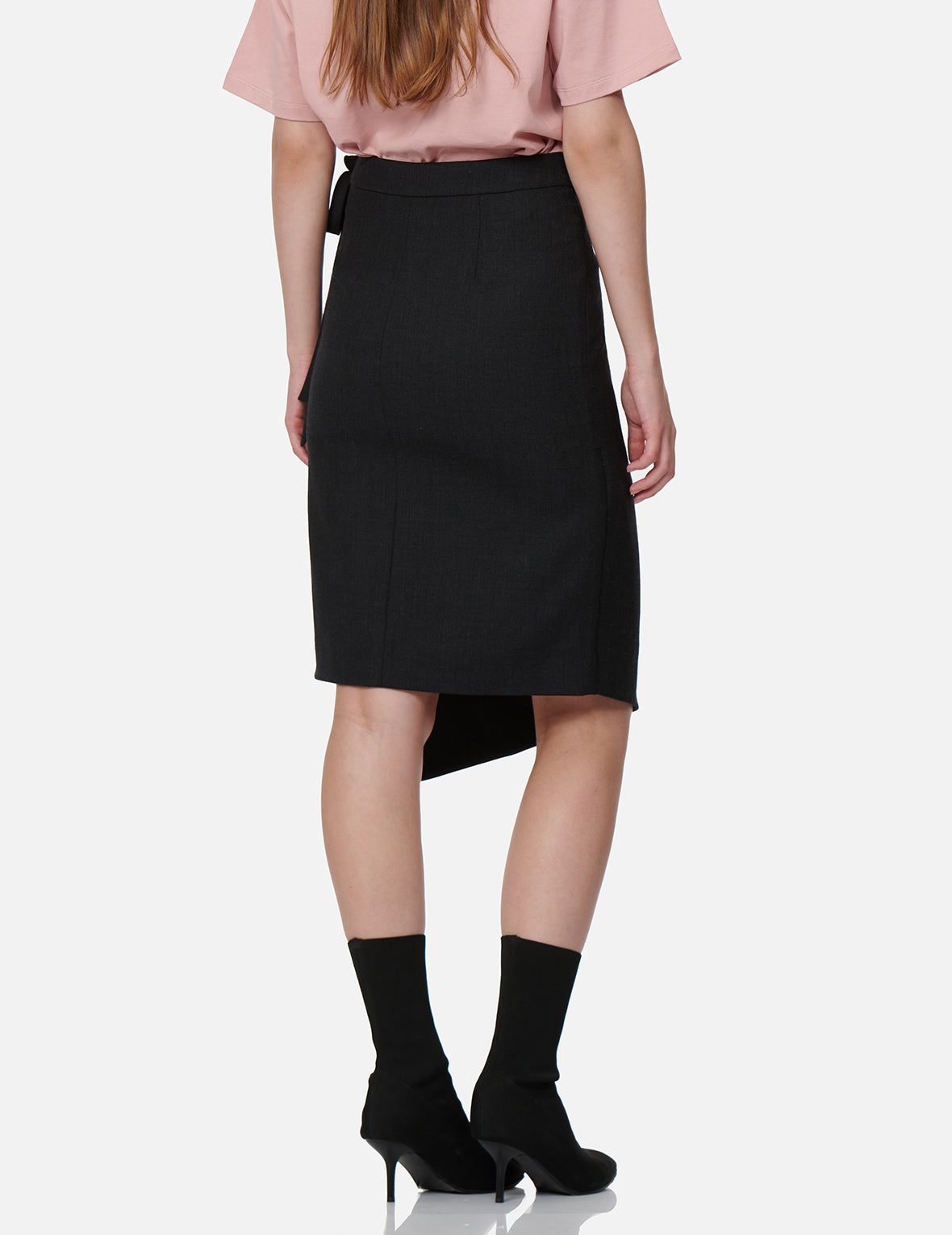 Asymmetric Wrap Skirt - 8