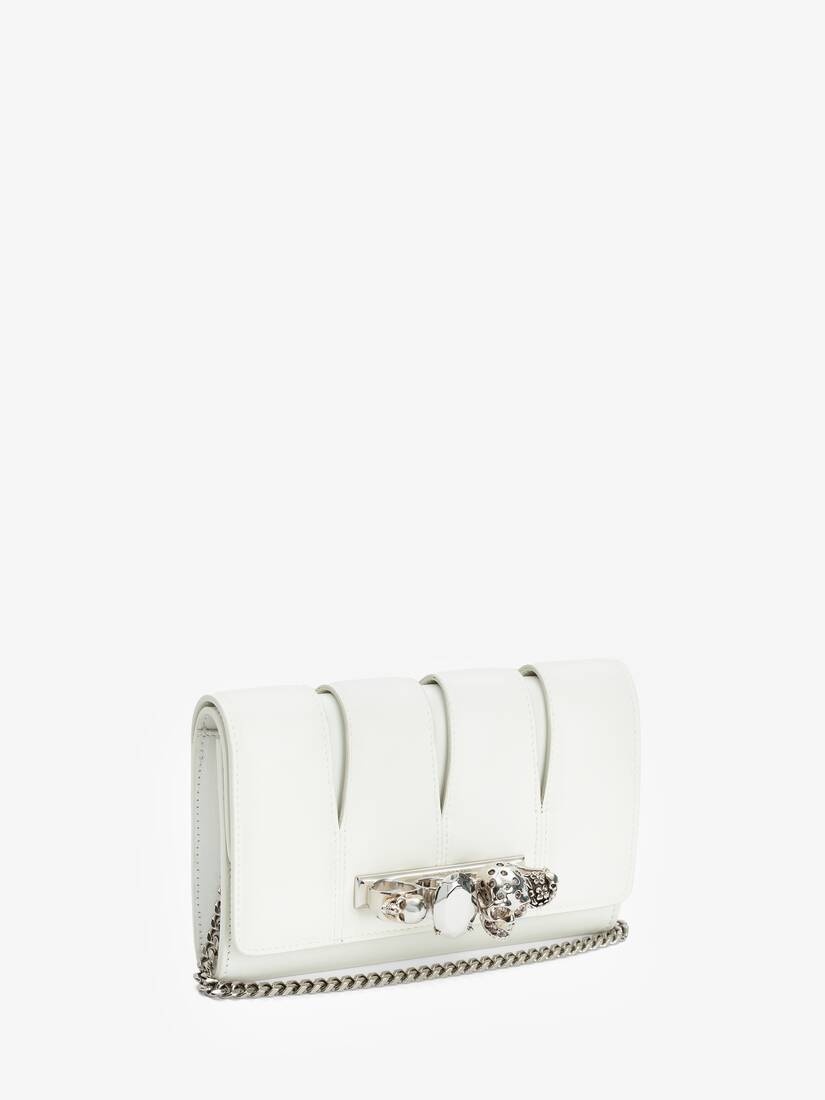 Women's The Slash Clutch in Ivory - 2