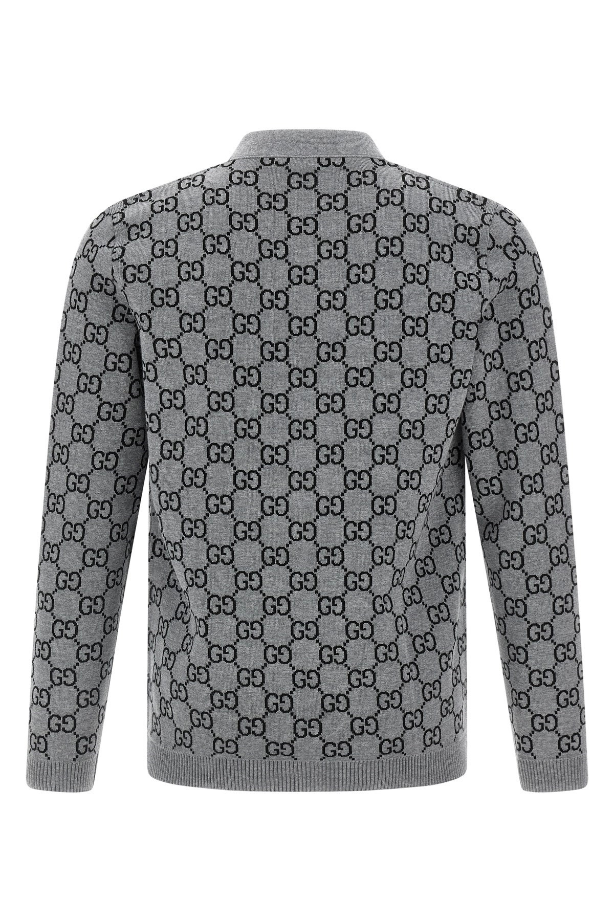 GG jacquard reversible cardigan - 3