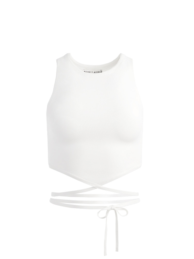 LATIA STRAPPY TIE WAIST KNIT TANK 1