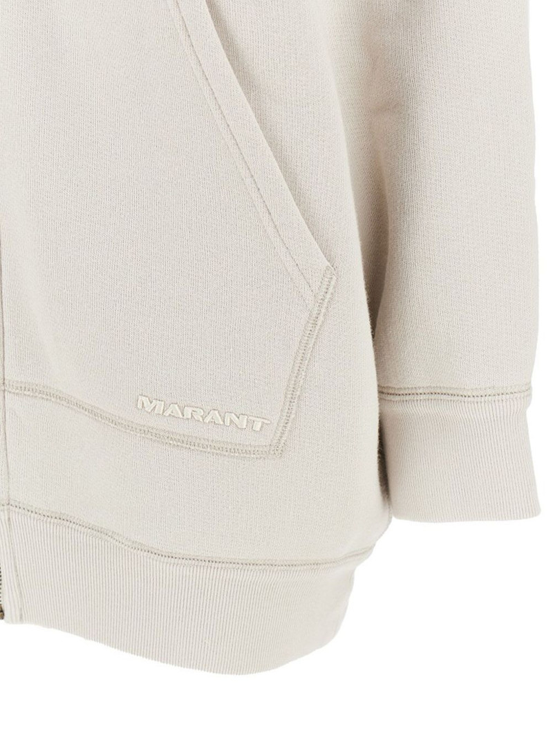 Isabel Marant Étoile zip-up hooded sweatshirt outlook