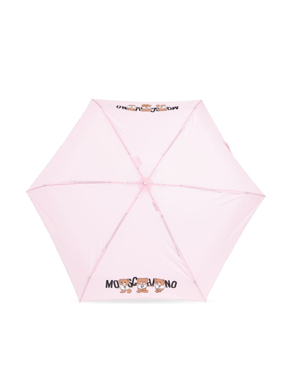 teddy bear-logo print compact umbrella - 2