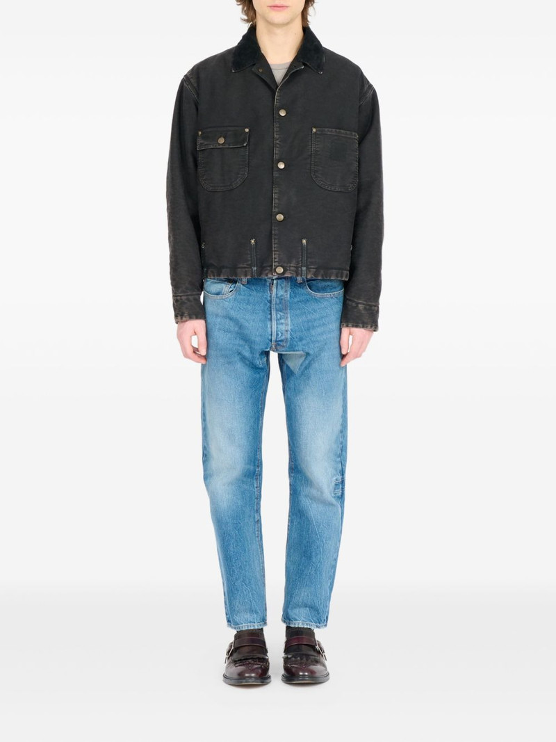 Maison Margiela patch-pockets denim jacket outlook