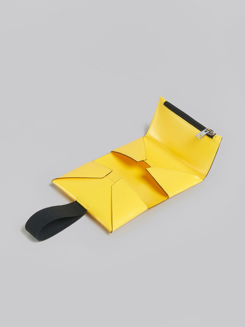 YELLOW TRI-FOLD WALLET - 5