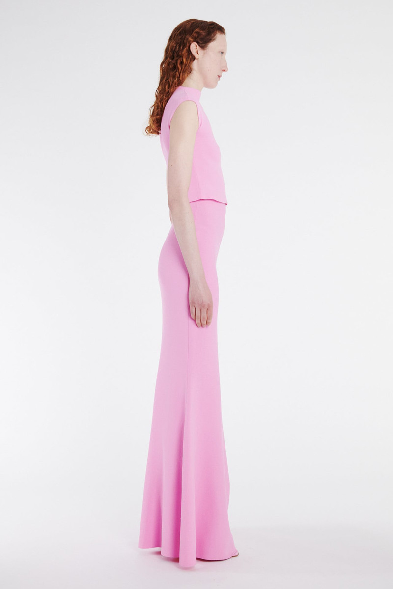 KNITTED SLEEVELESS TOP PINK 2