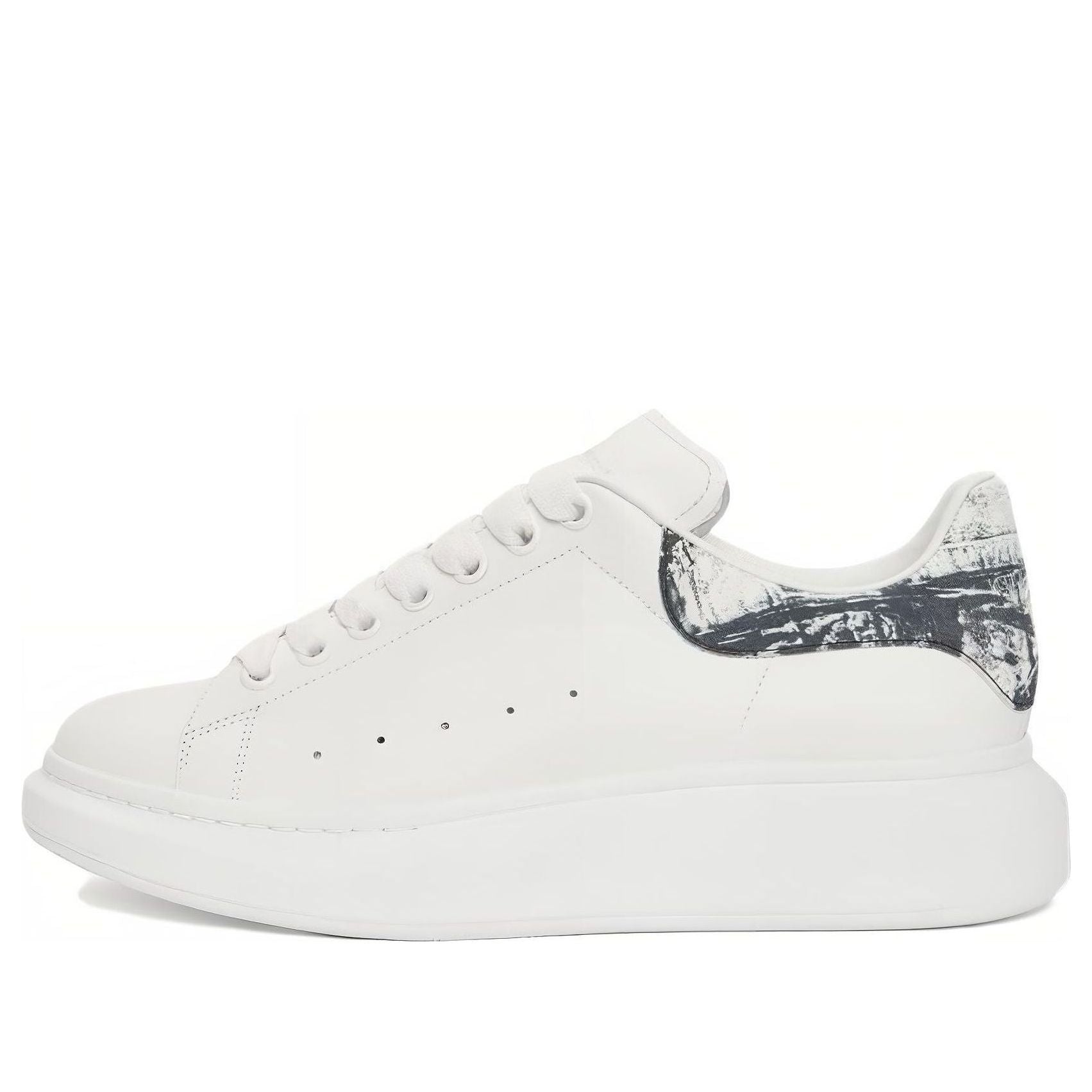 Alexander McQueen Oversized Sneakers 'White with Black Sketch' 782463WIE9P9061 - 1