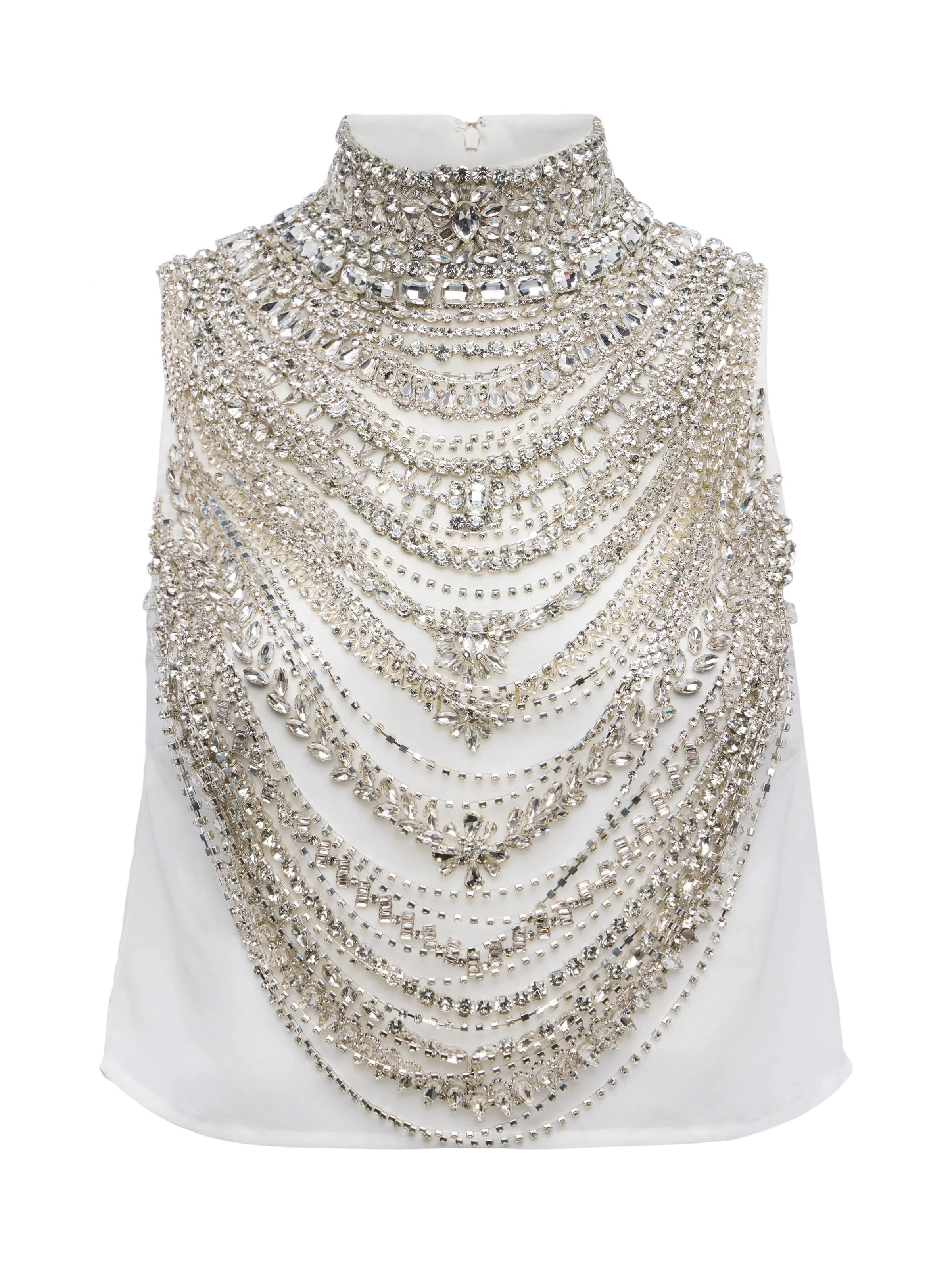 Yun Draped Crystal Tank - 1
