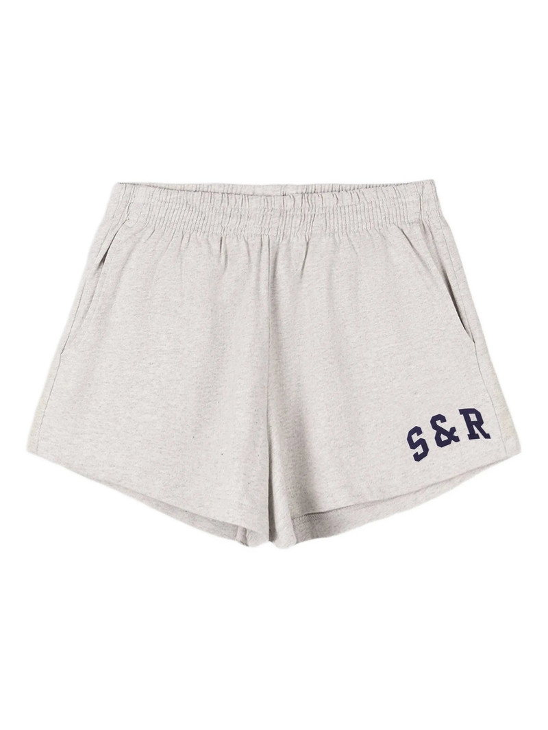 Sporty & Rich Elasticated Logo Shorts 1