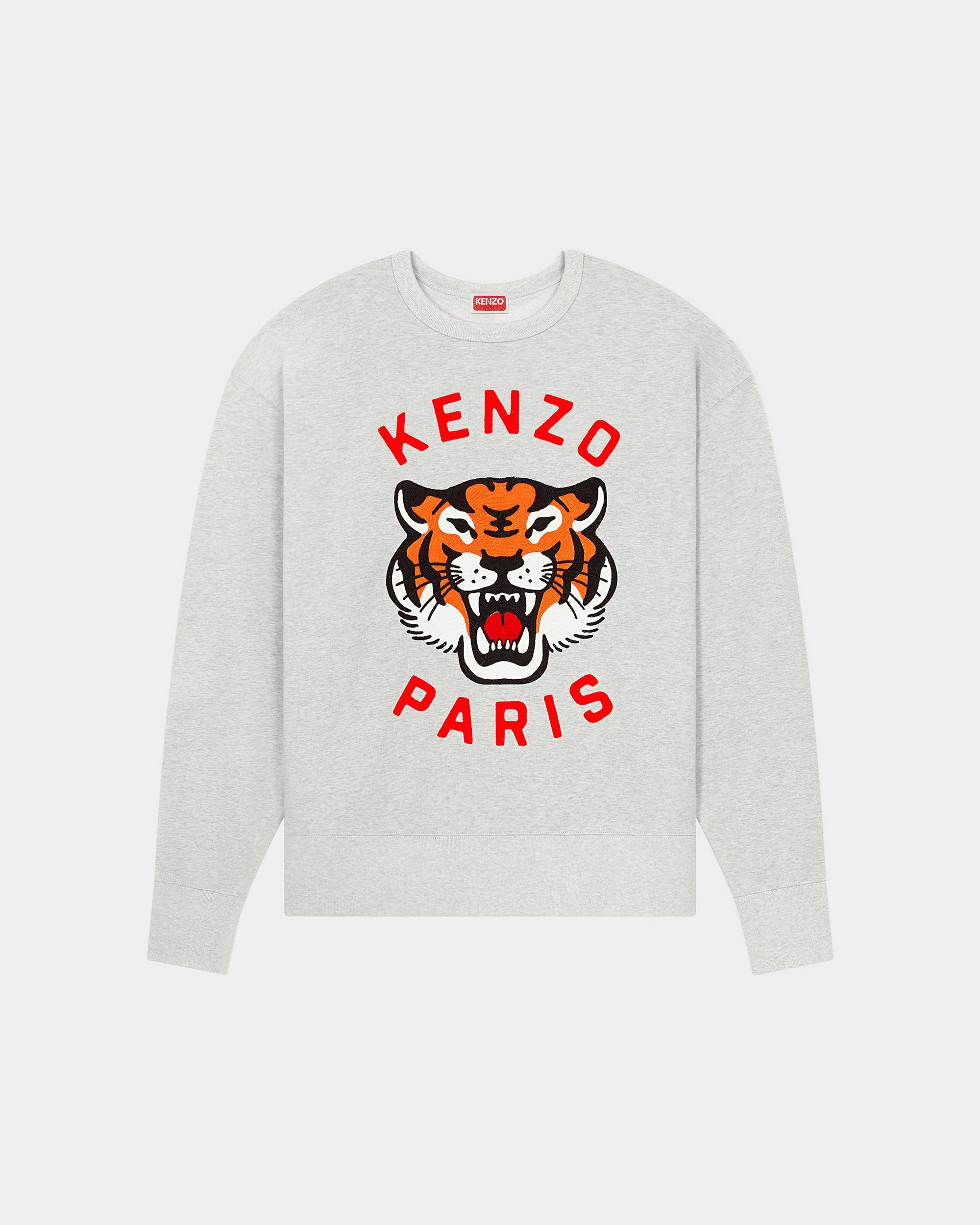 'KENZO Lucky Tiger' embroidered oversized genderless sweatshirt - 1