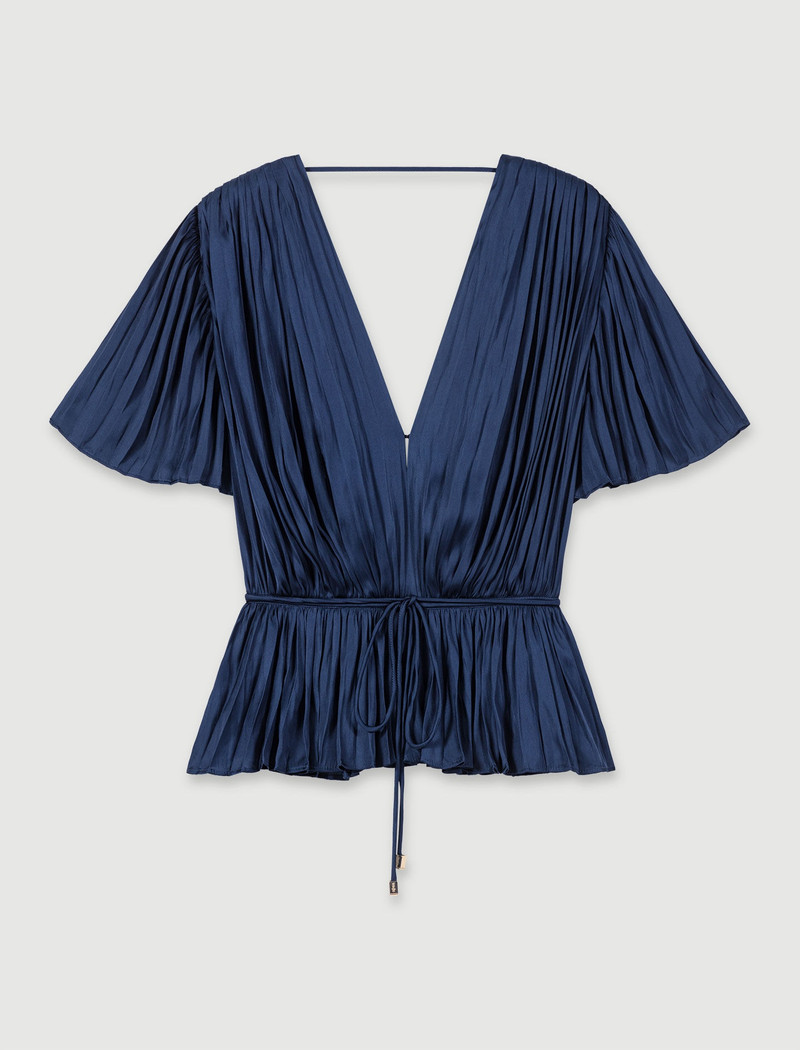 Pleated 반바지 - 1