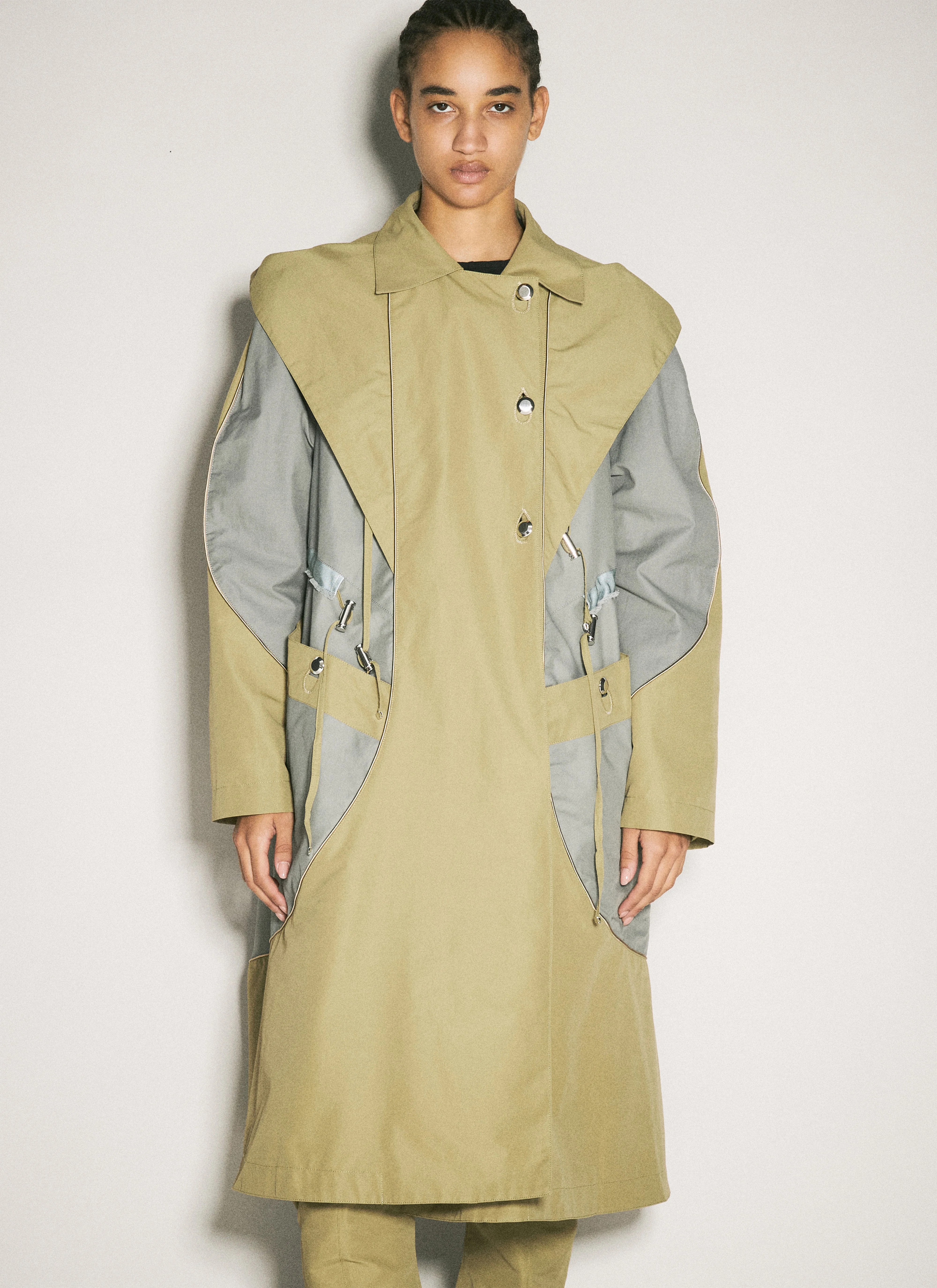 Kiko Kostadinov Women Herne Hooded Trench Coat - 1