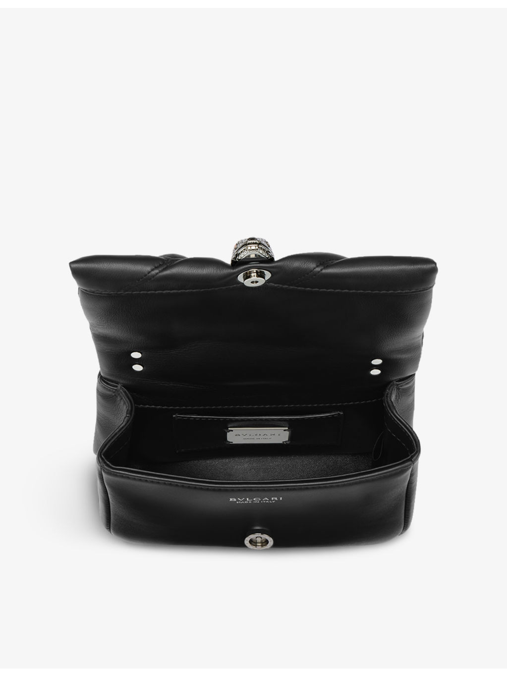 Serpenti Maxi Cabochon small leather cross-body bag - 5