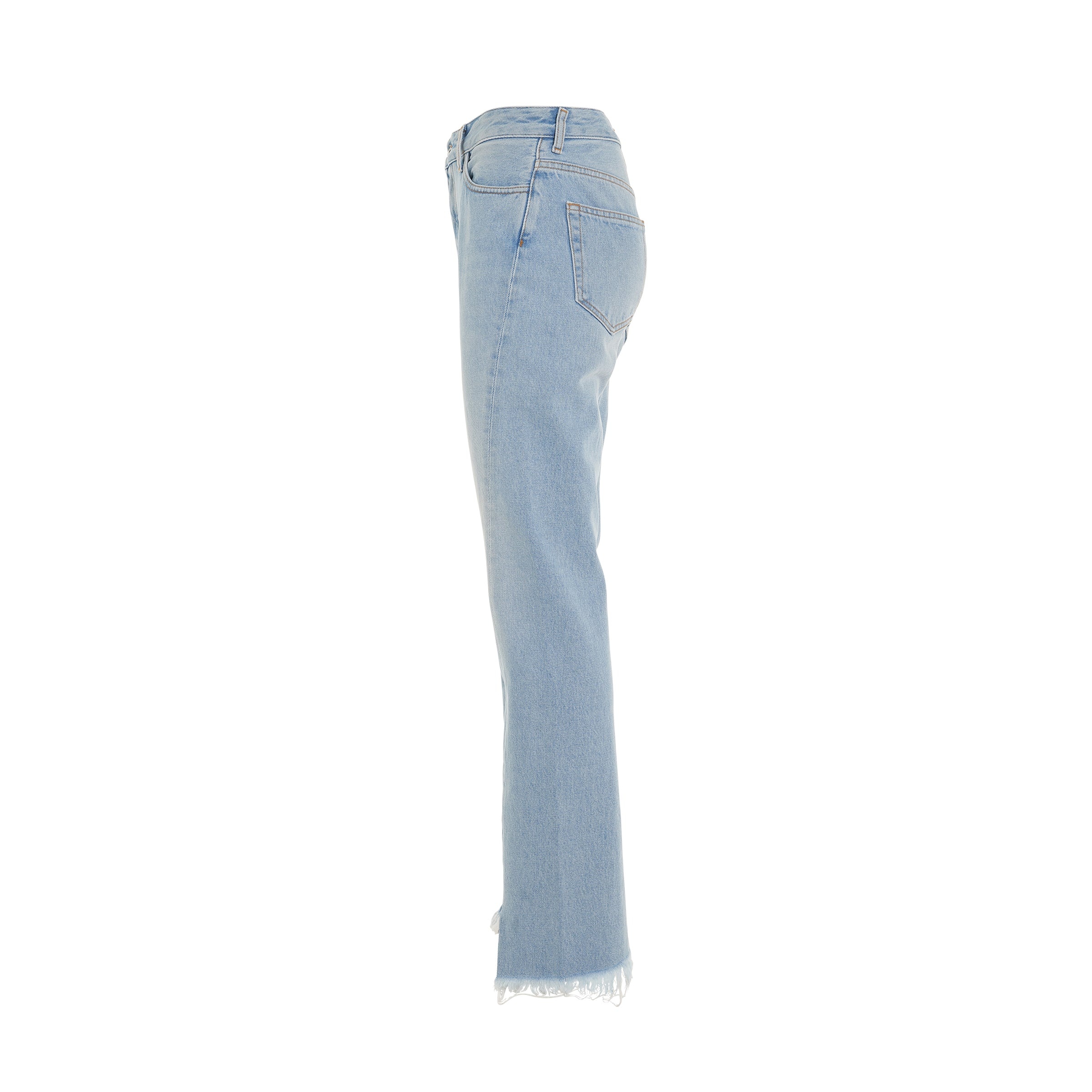 Bleach Twist Seamless Skinny Pants in Light Blue - 3