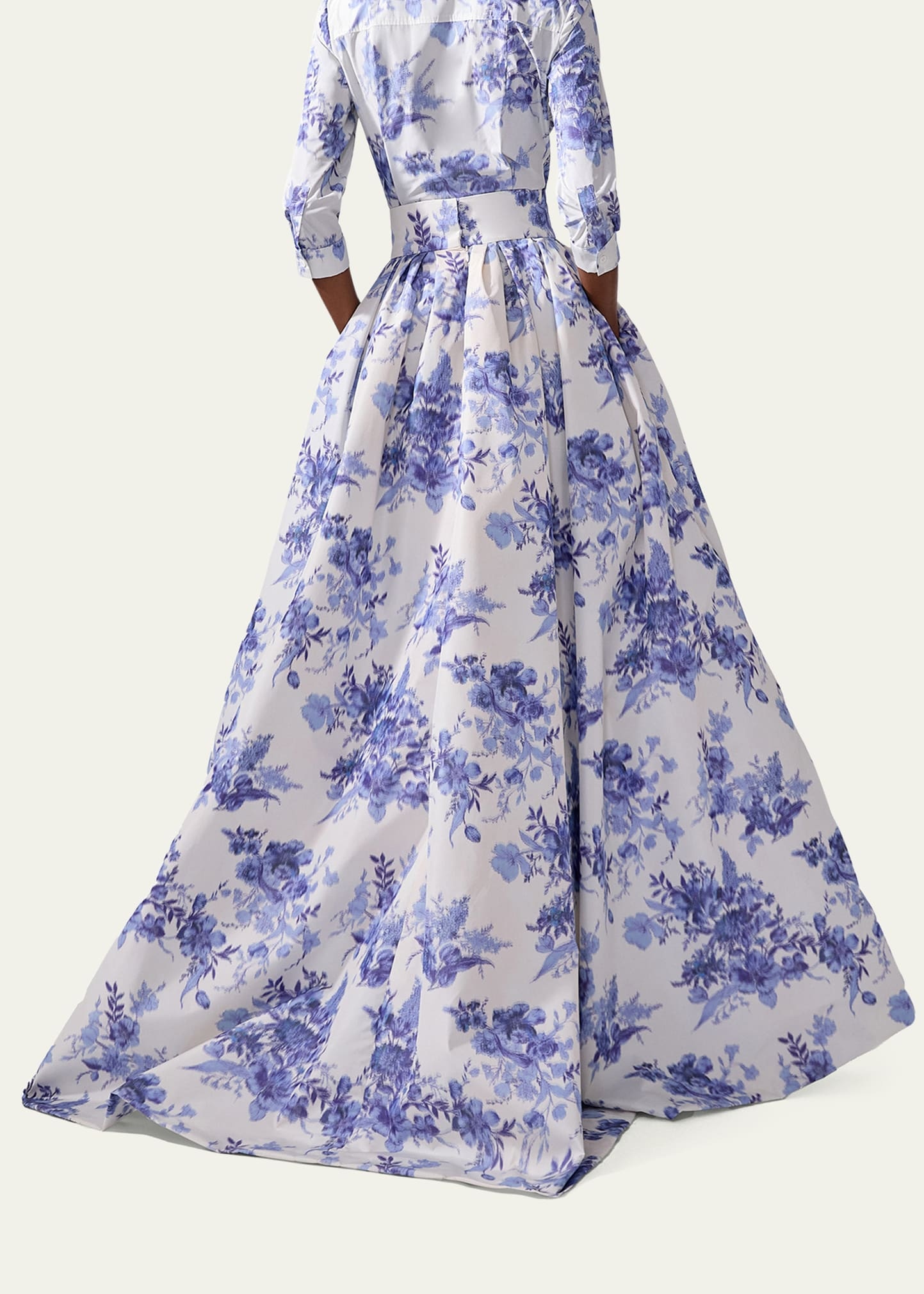 Blur Floral Ball Skirt - 3