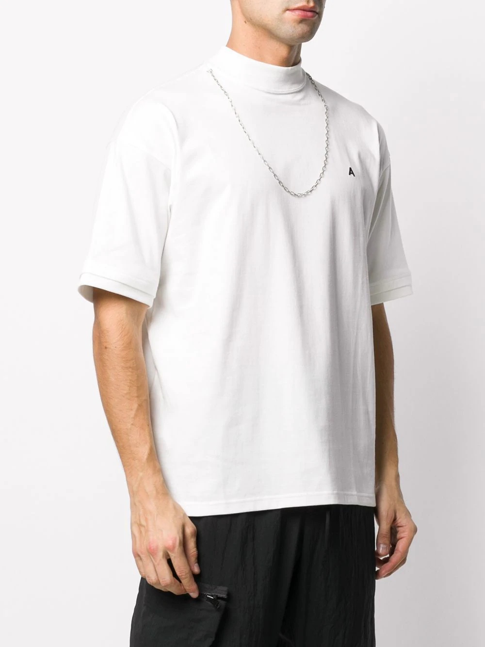 chain necklace T-shirt - 4