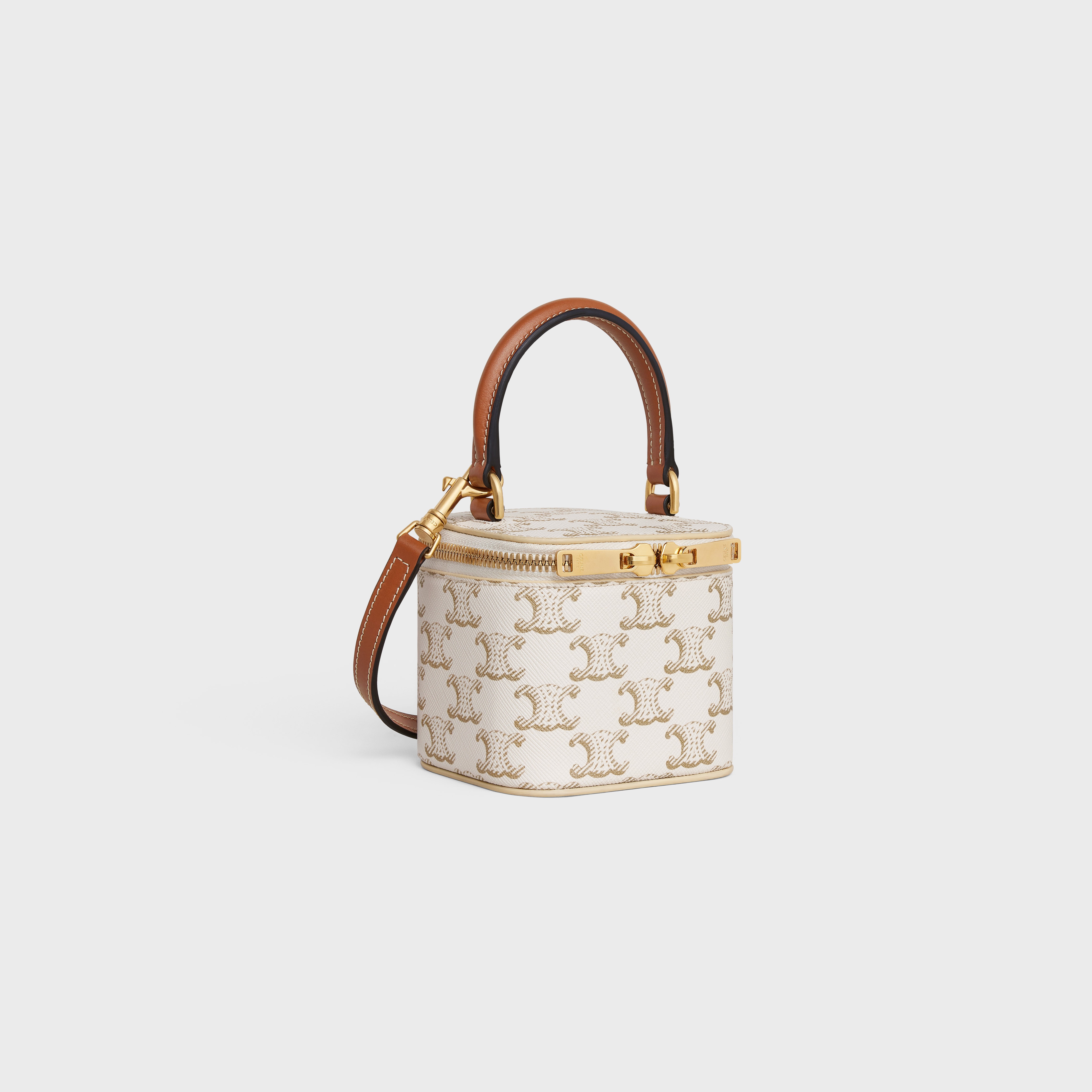 MINI VANITY CASE in Triomphe Canvas and Calfskin - 2