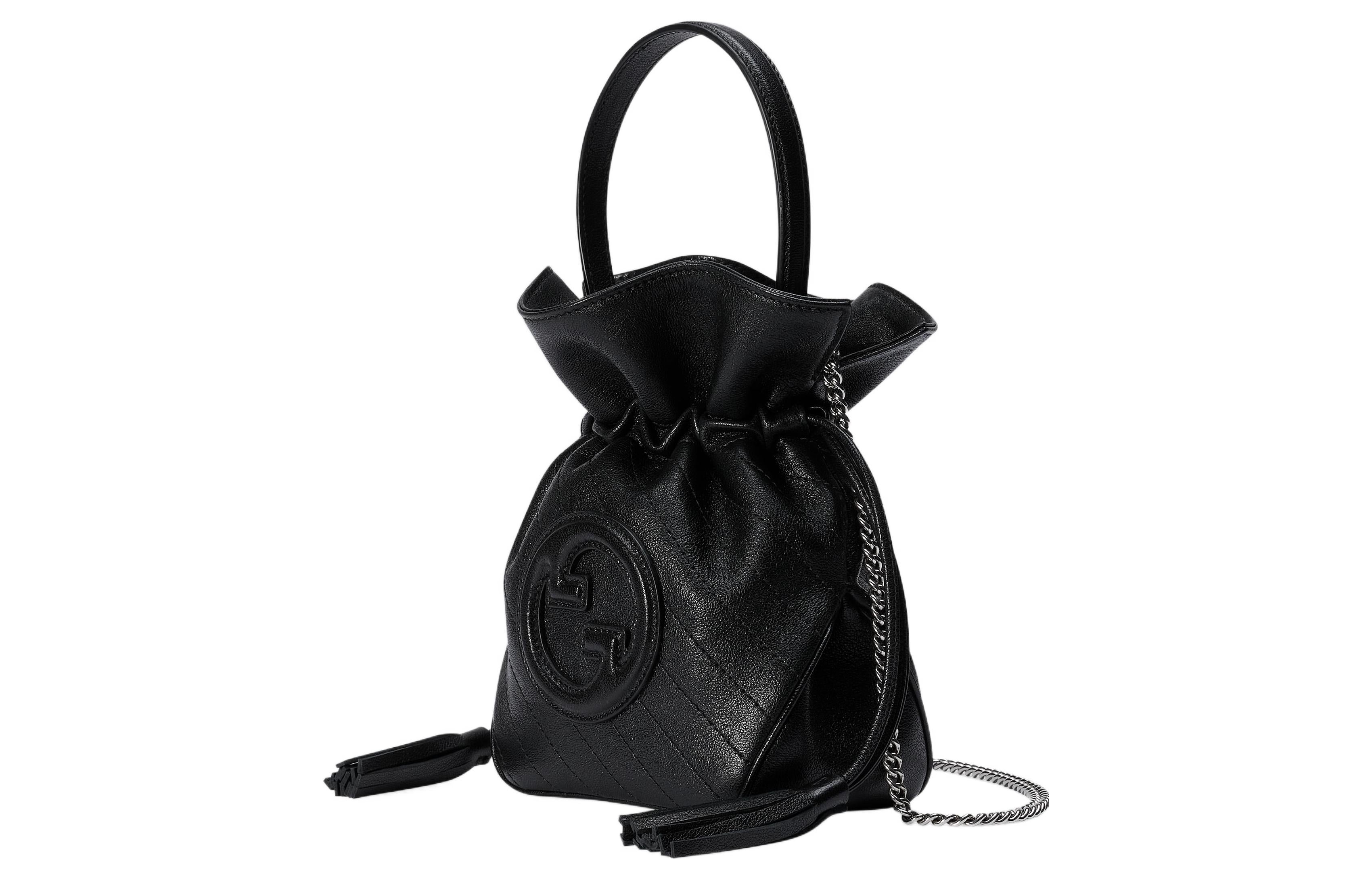 (WMNS) Gucci Blondie Mini Bucket Bag 'Black' 760313-AACP7-1000 - 2