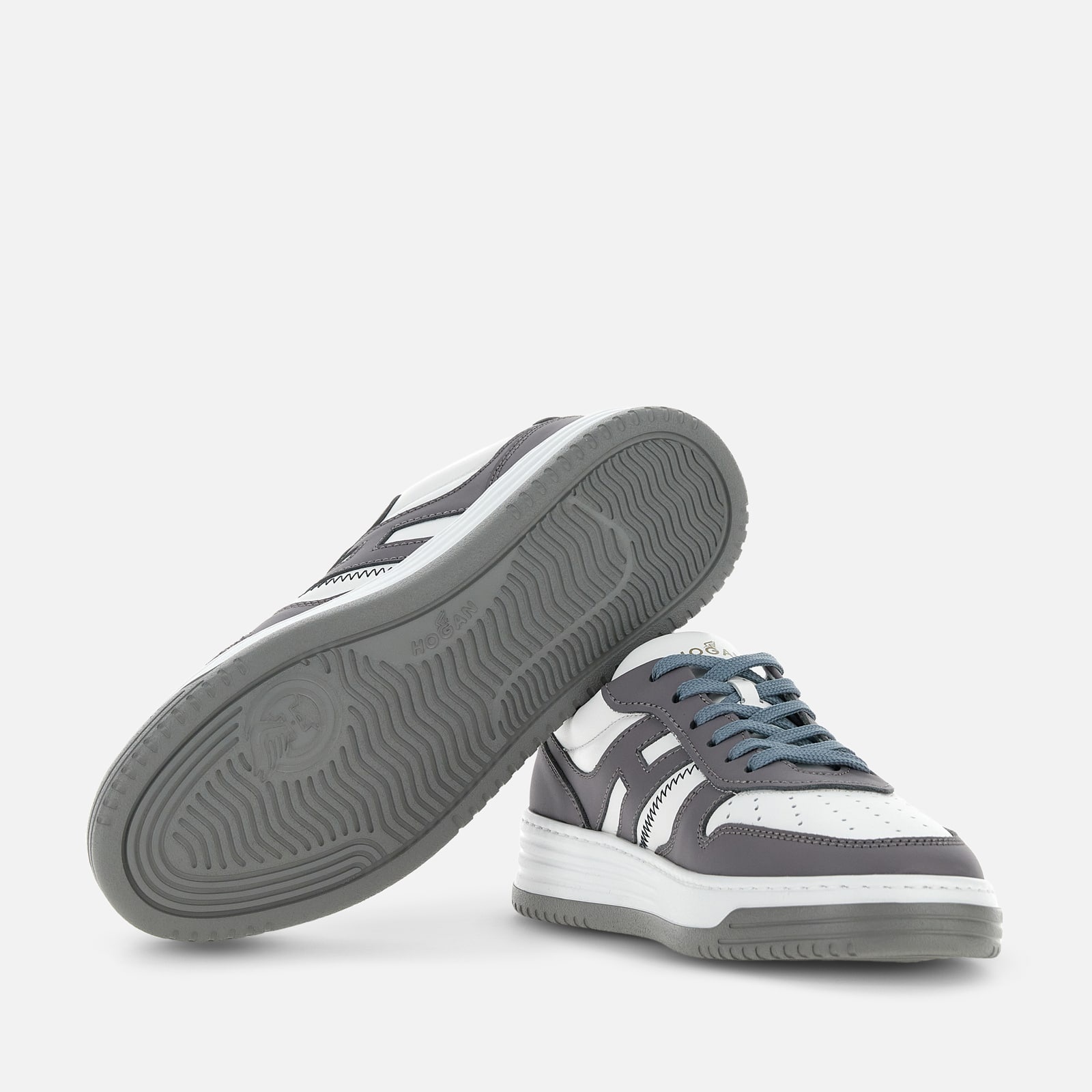 Sneakers Hogan H630 Grey White Green - 5