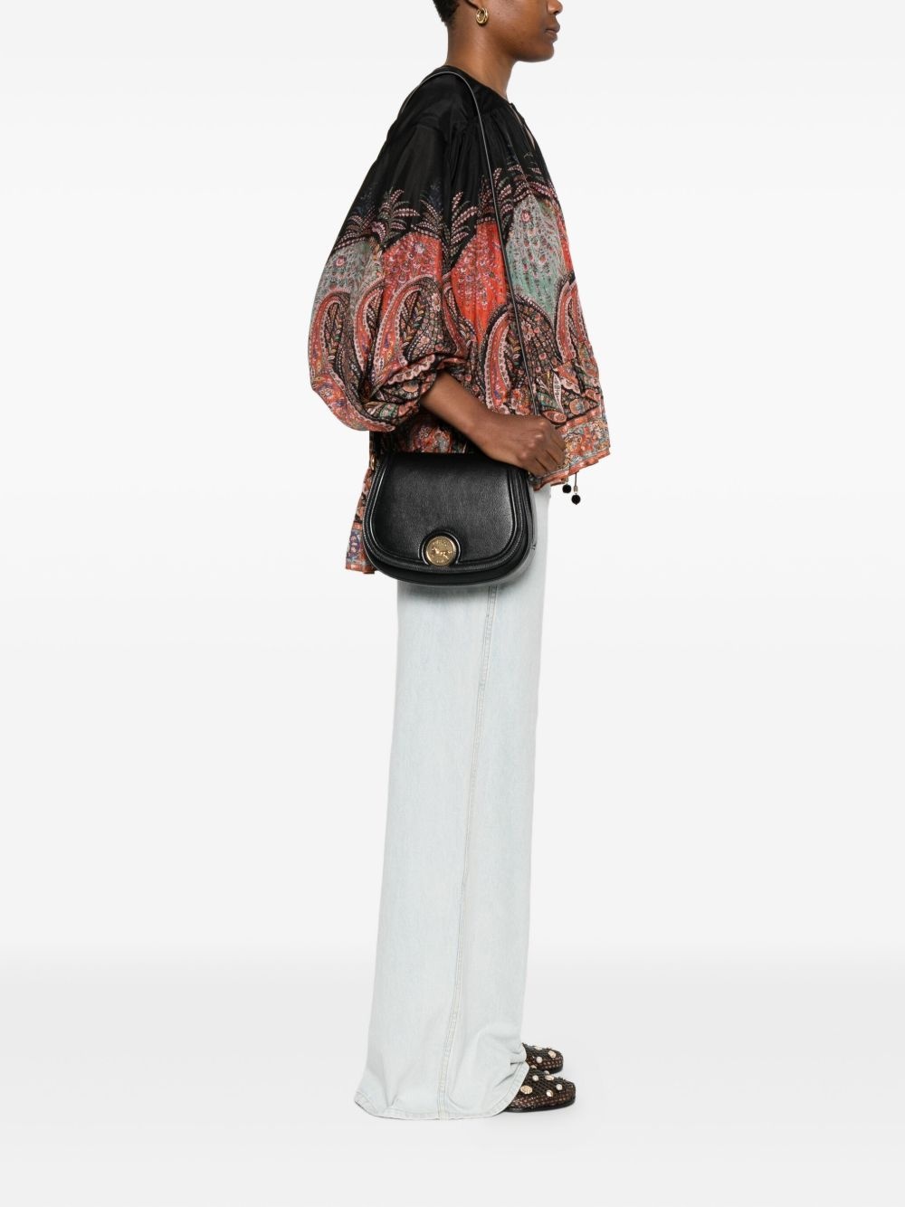 Horse Medal leather cross body bag - 2