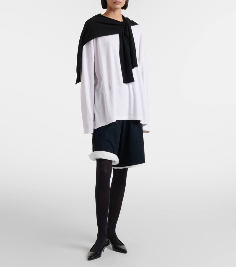 The Row Larissa cotton Bermuda shorts outlook