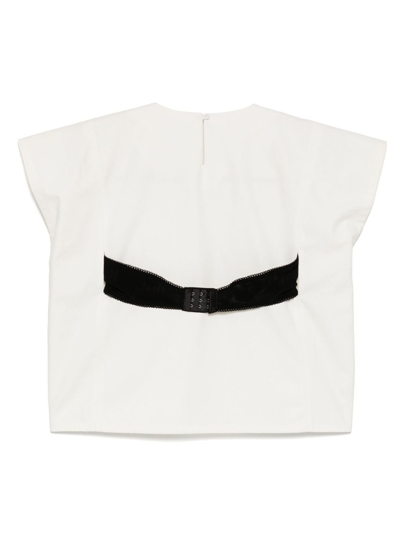 pushBUTTON bra point sleeveless top outlook