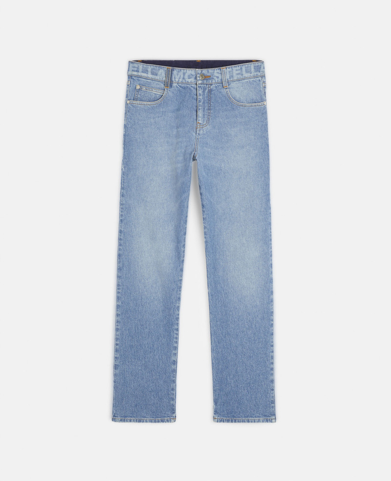 Logo Slim Denim Jeans 1