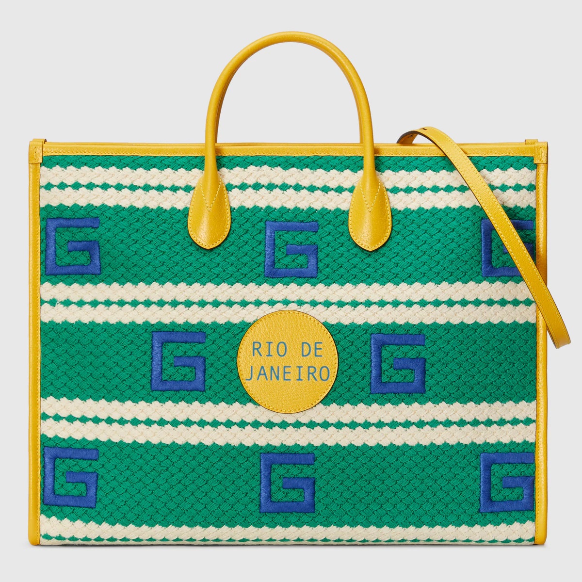 Rio De Janeiro striped tote bag - 1