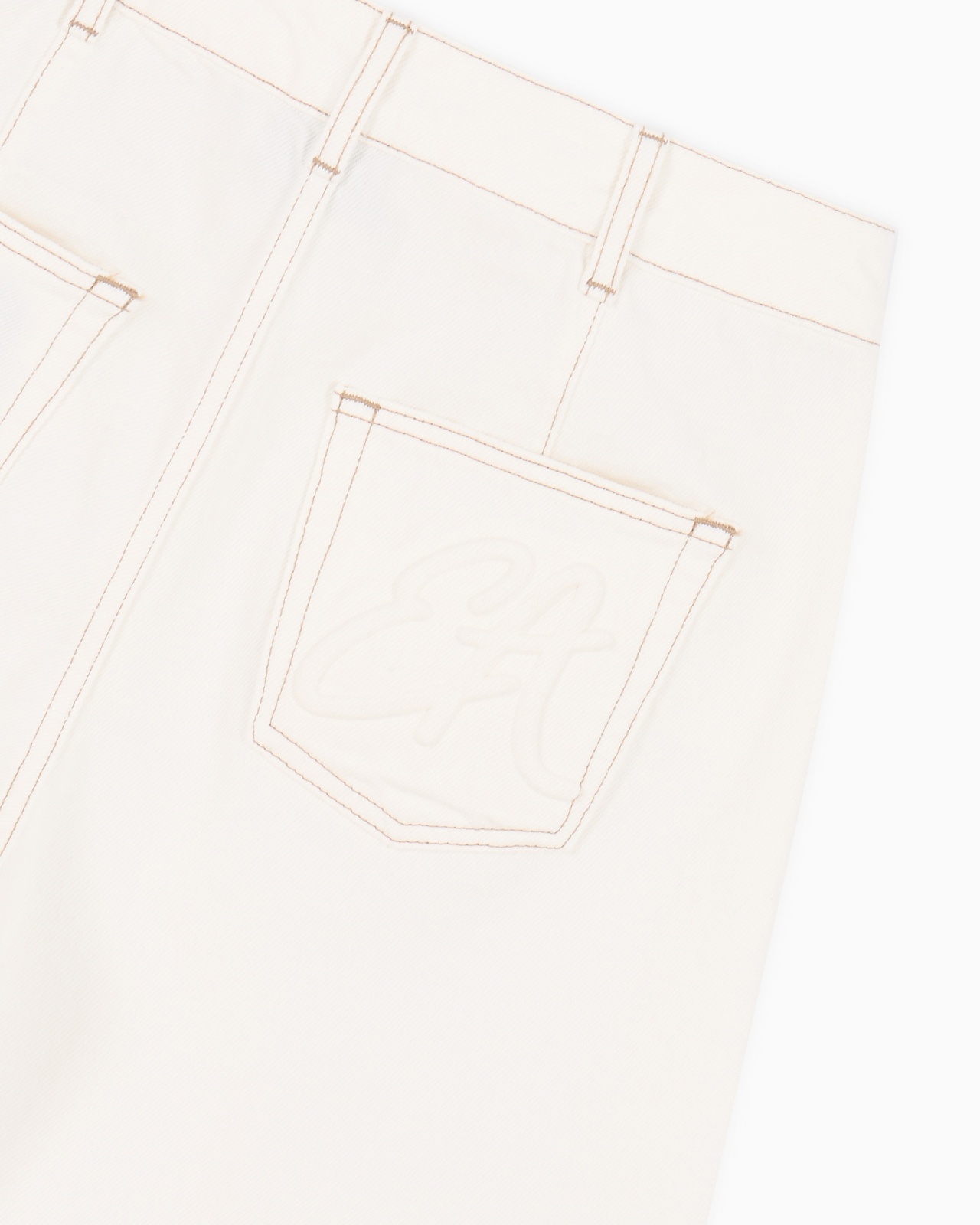 J33 MID-RISE, CROPPED WIDE-LEG JEANS IN GARMENT-DYED BULL - 6