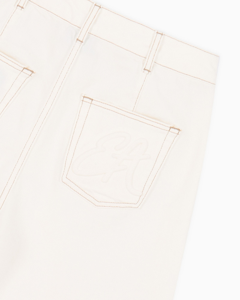 J33 MID-RISE, CROPPED WIDE-LEG JEANS IN GARMENT-DYED BULL 6