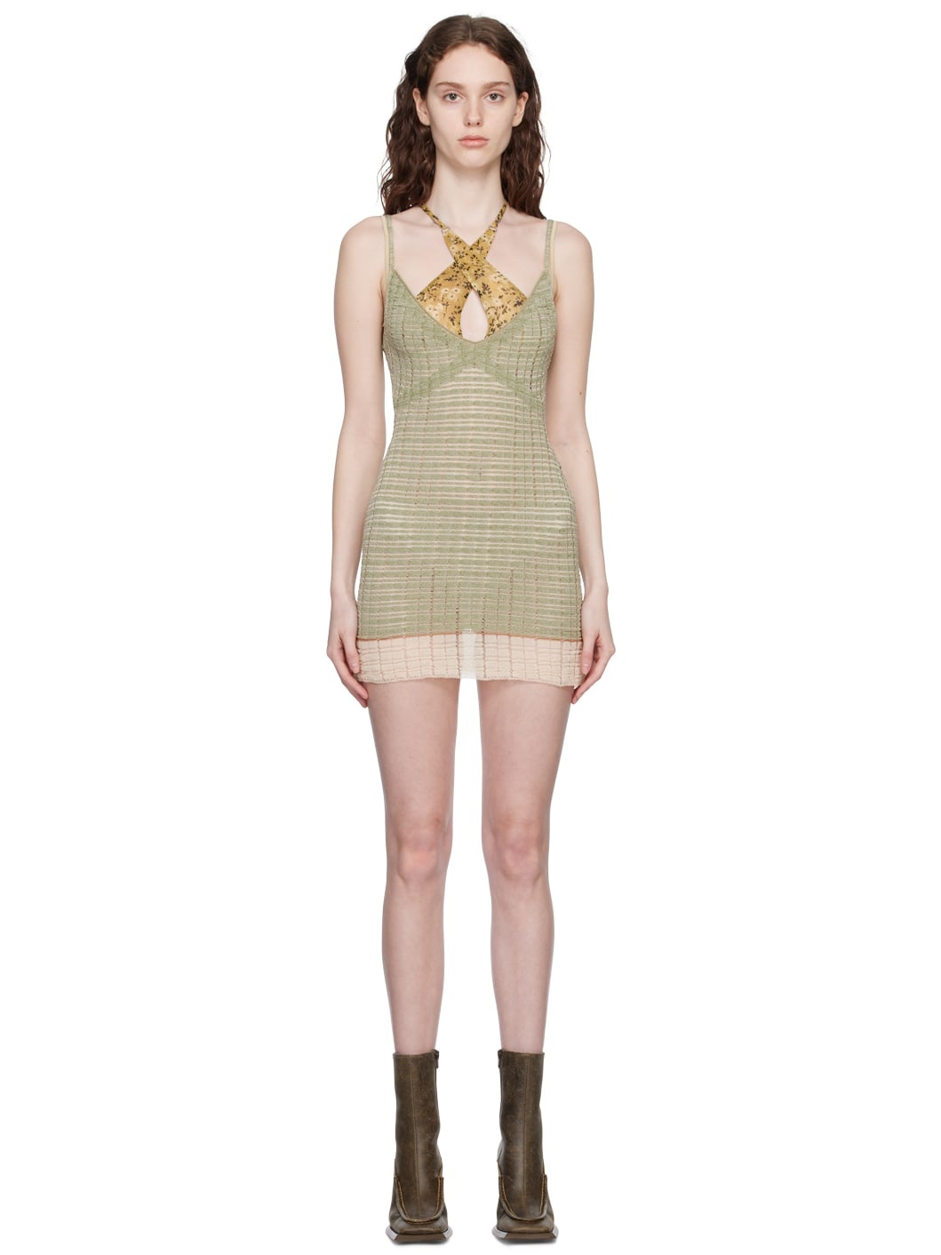 Green Ardra Minidress - 1