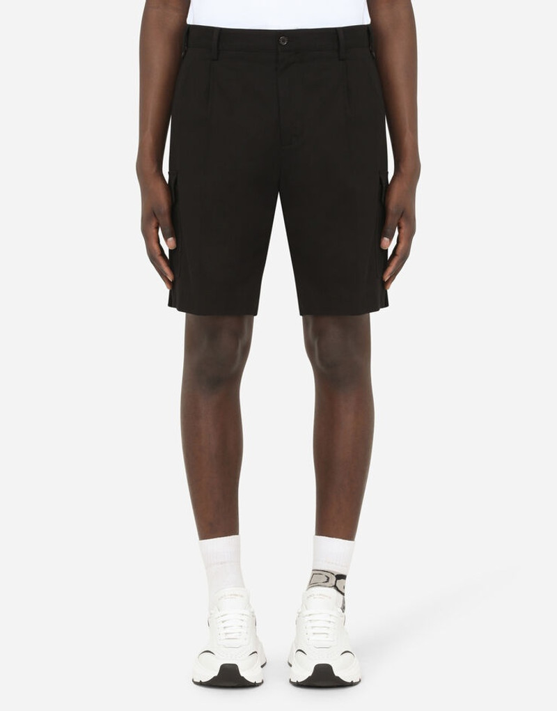 Dolce & Gabbana Stretch cotton cargo shorts outlook