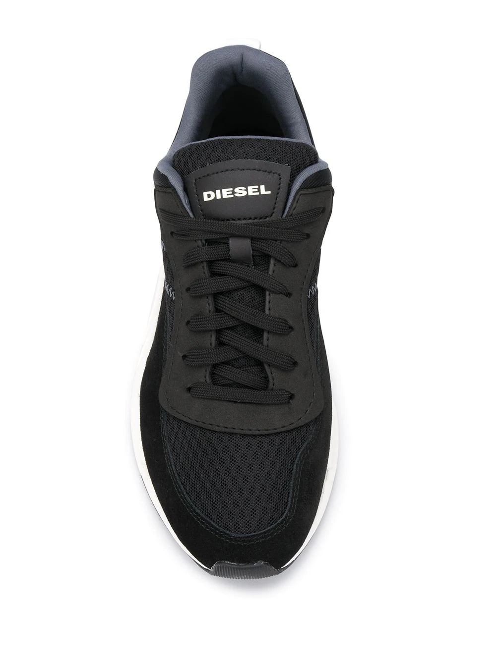 mesh panel sneakers - 4