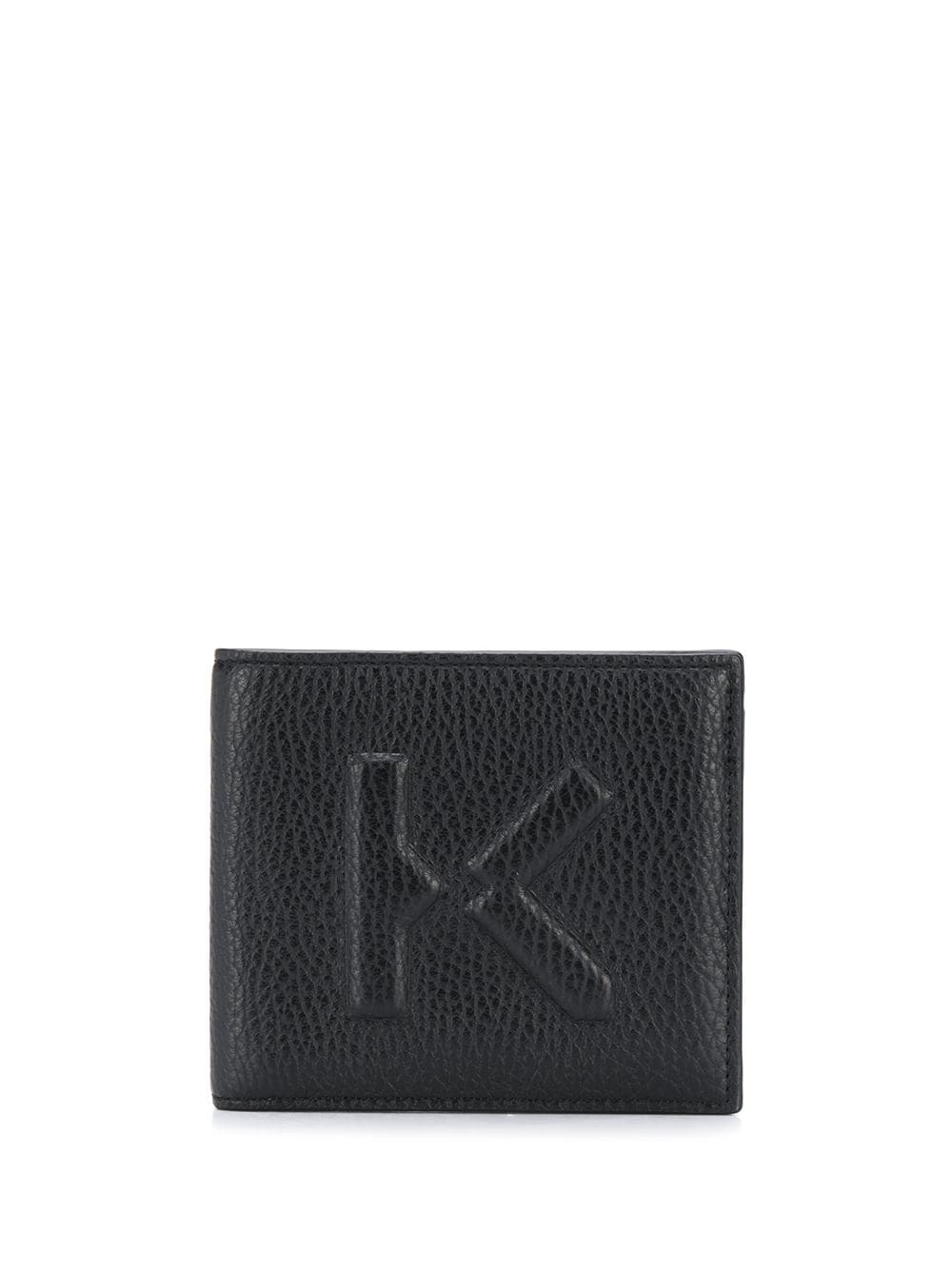 debossed-logo folding wallet - 1