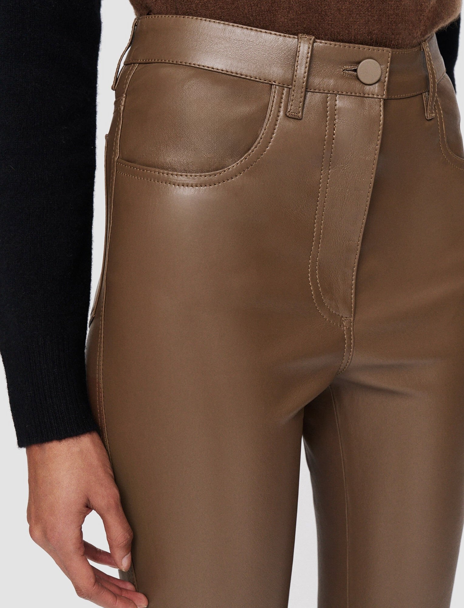 Leather Stretch Duke Trousers - 4