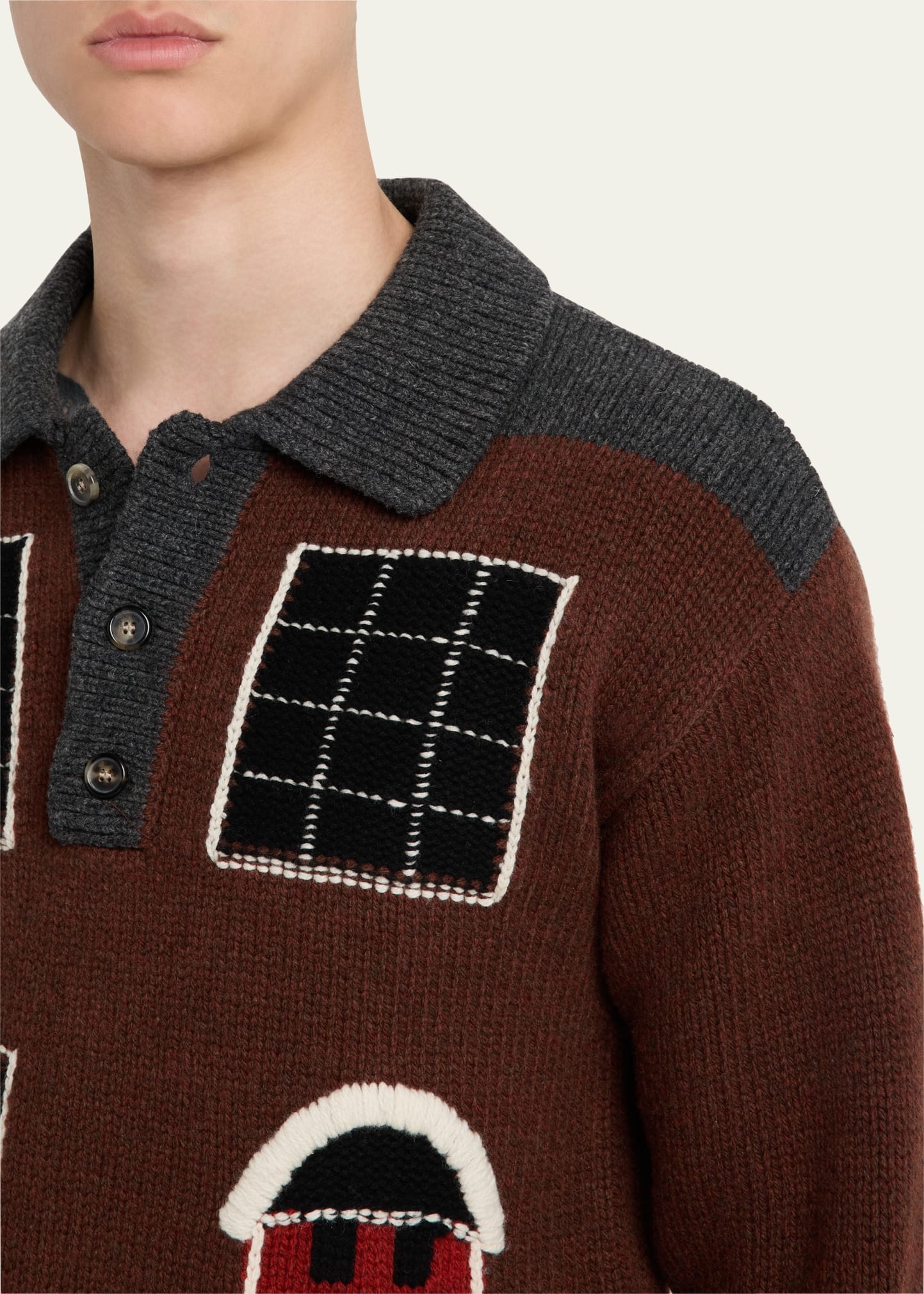 Men's House Polo Sweater - 5