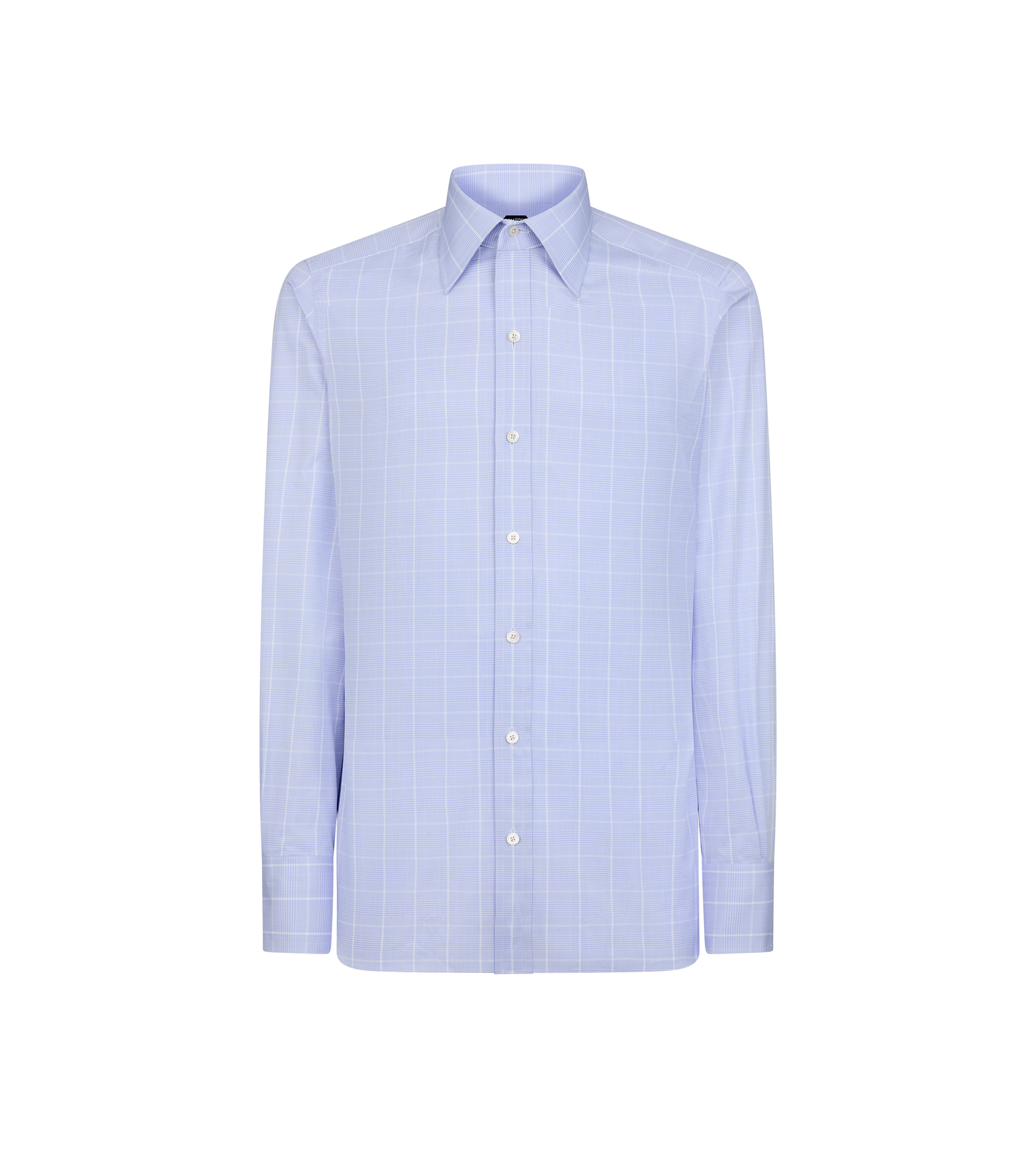 FINE PRINCE OF WALES SLIM FIT SHIRT - 1