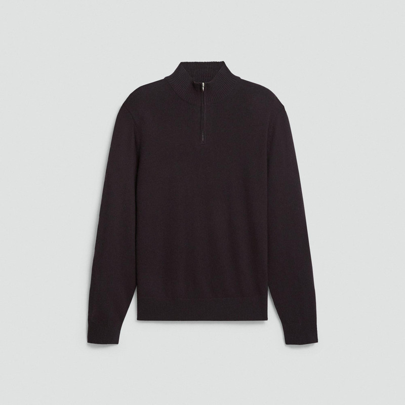 Hilles Quarter-Zip Sweater in Cashmere 1