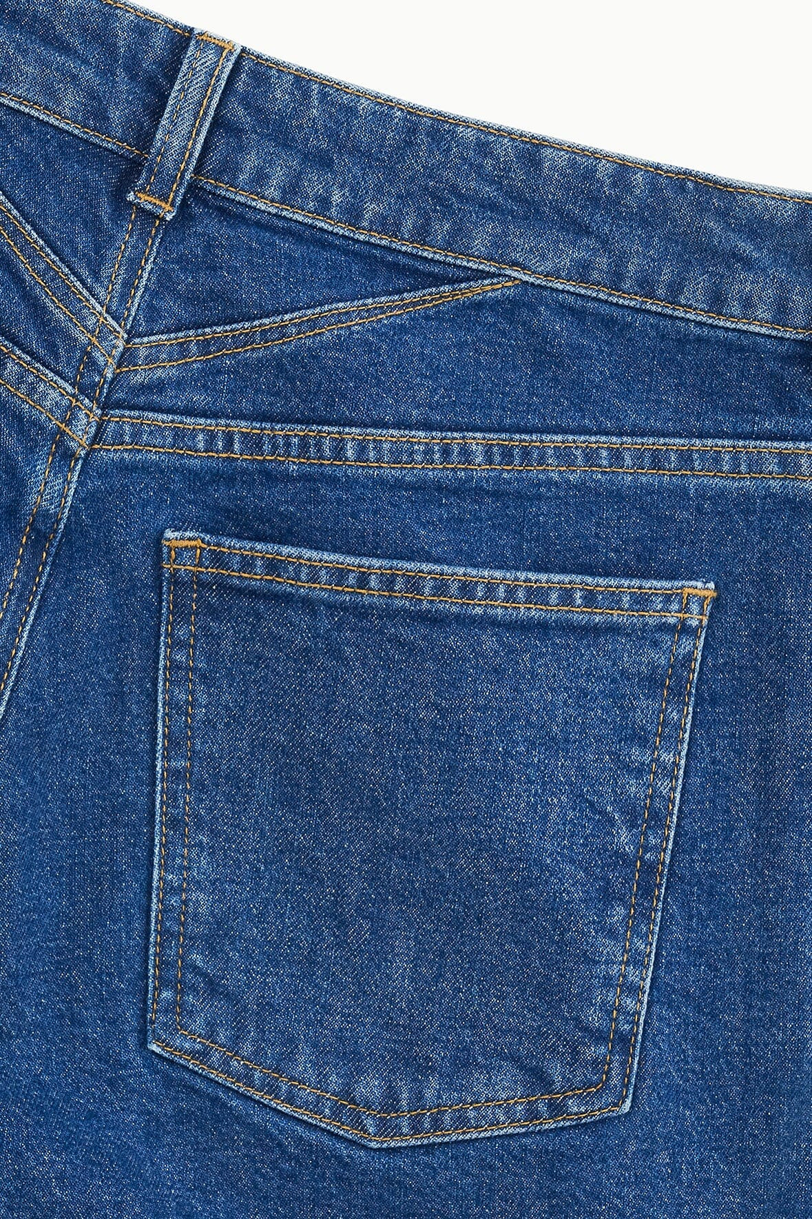 STAUD TEDDY STRETCH STRAIGHT JEAN STONE BLUE - 9